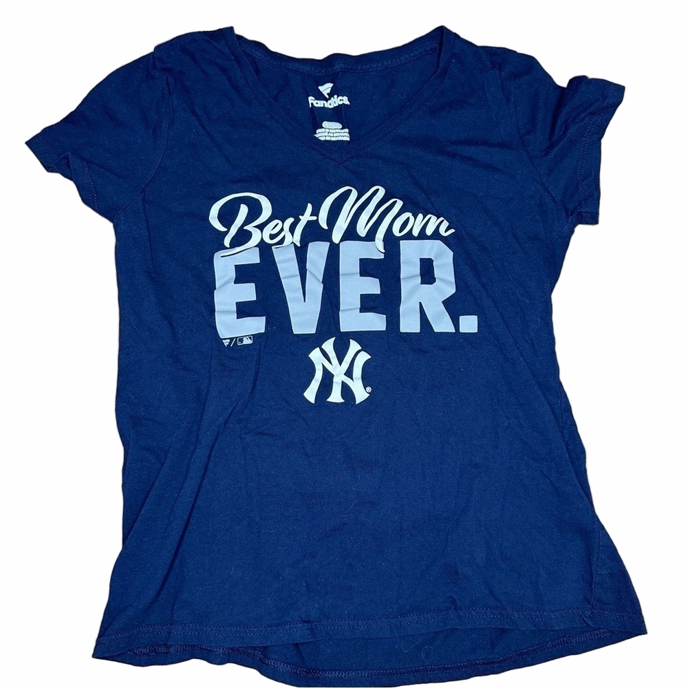 Best Mom Ever Navy Blue Tee Size Small